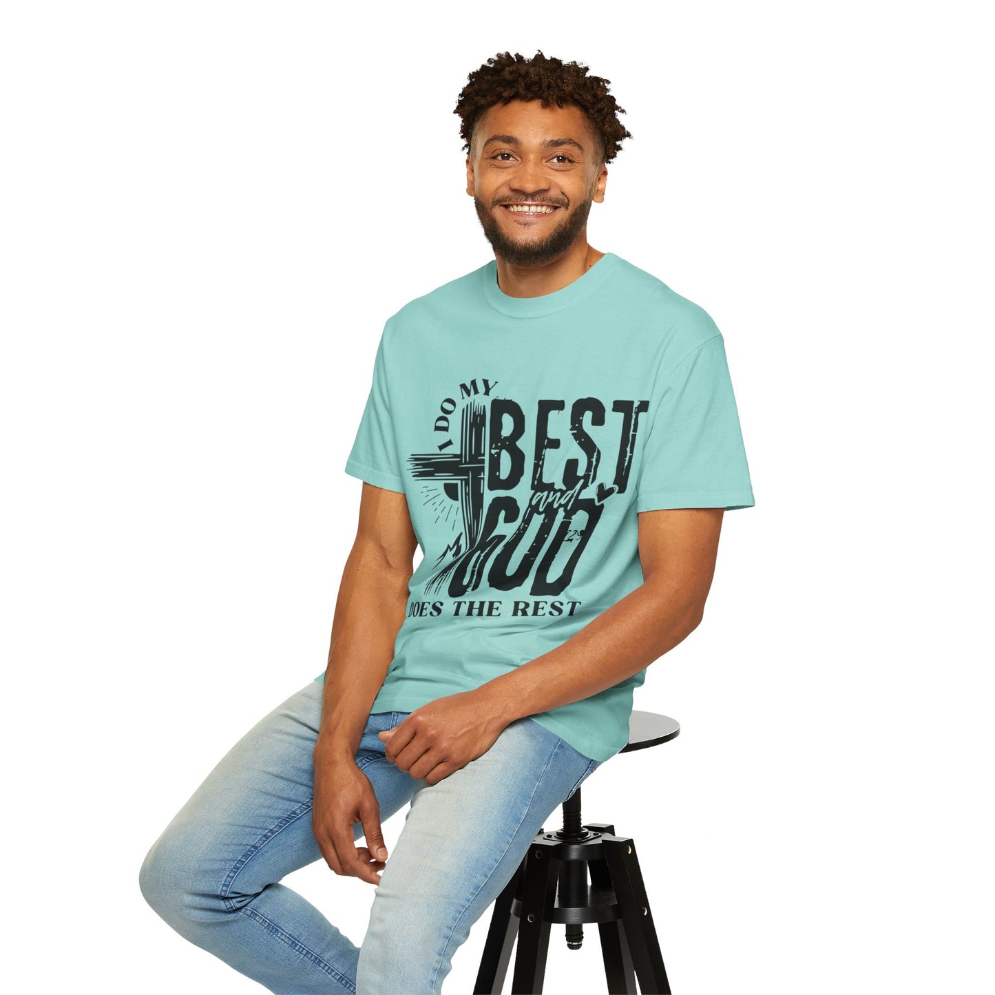 I Do My Best And God Does The Rest Unisex Christian T-shirt