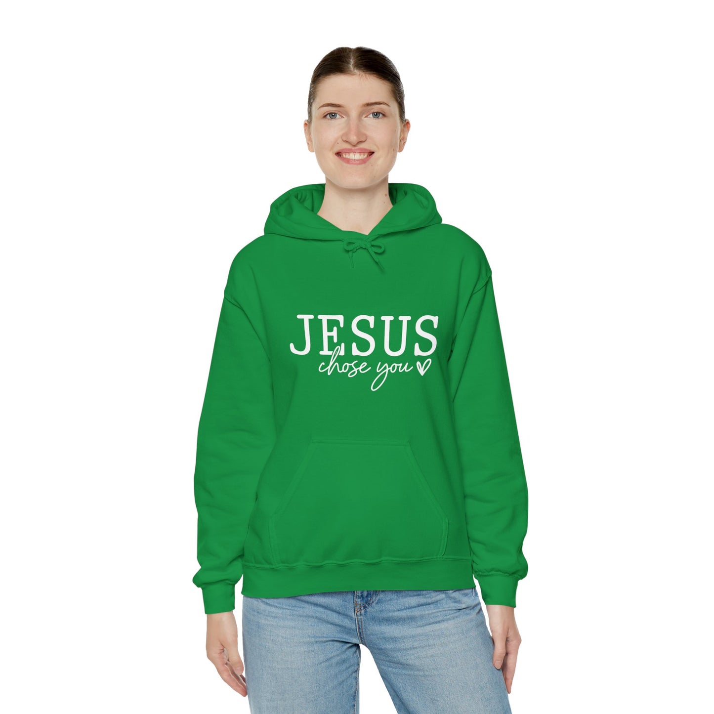 Jesus Chose You (2) Unisex Christian Pullover Hooded Sweatshirt