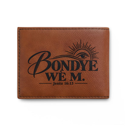 Bondye Wè M. Kreyòl Christian RFID wallet, view 9