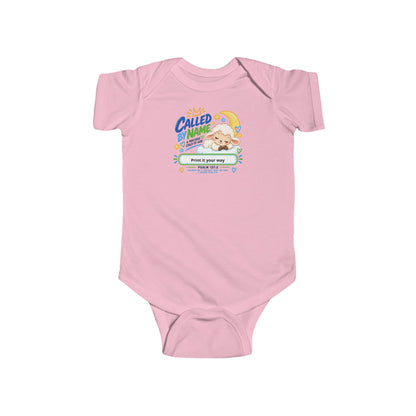 Baby Bodysuit - "Called By Name" Cute Bible Verse Newborn Onesie