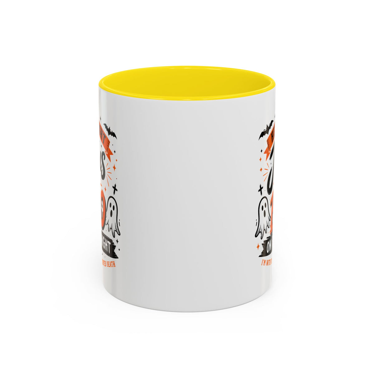 Christian Coffee Mug — "He's My Light, Jesus Is My Boo" Halloween Accent Mug