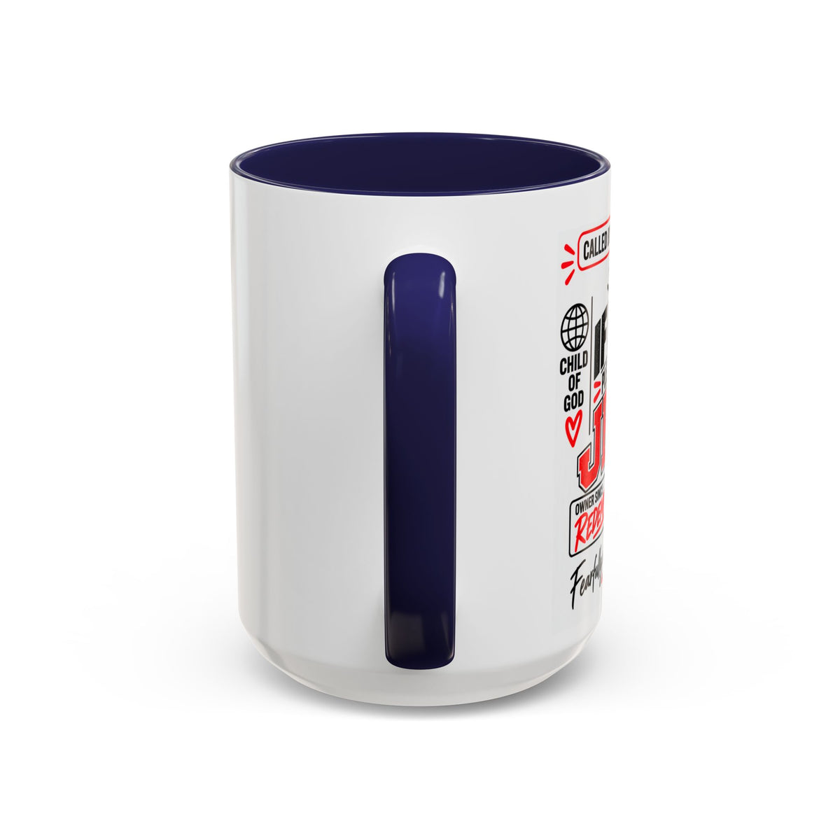 If Found, Return to Jesus Personalized Christian Coffee Mug — Called by Name Accent Mug (15oz)