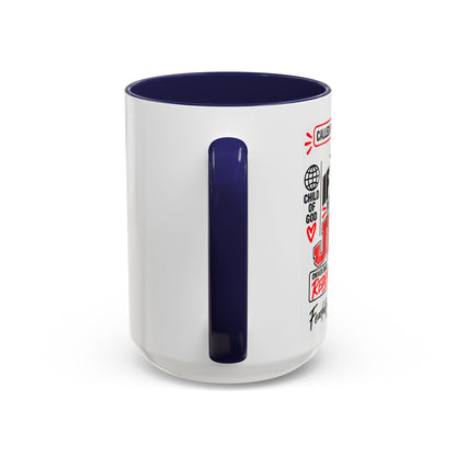 If Found, Return to Jesus Personalized Christian Coffee Mug — Called by Name Accent Mug (15oz)