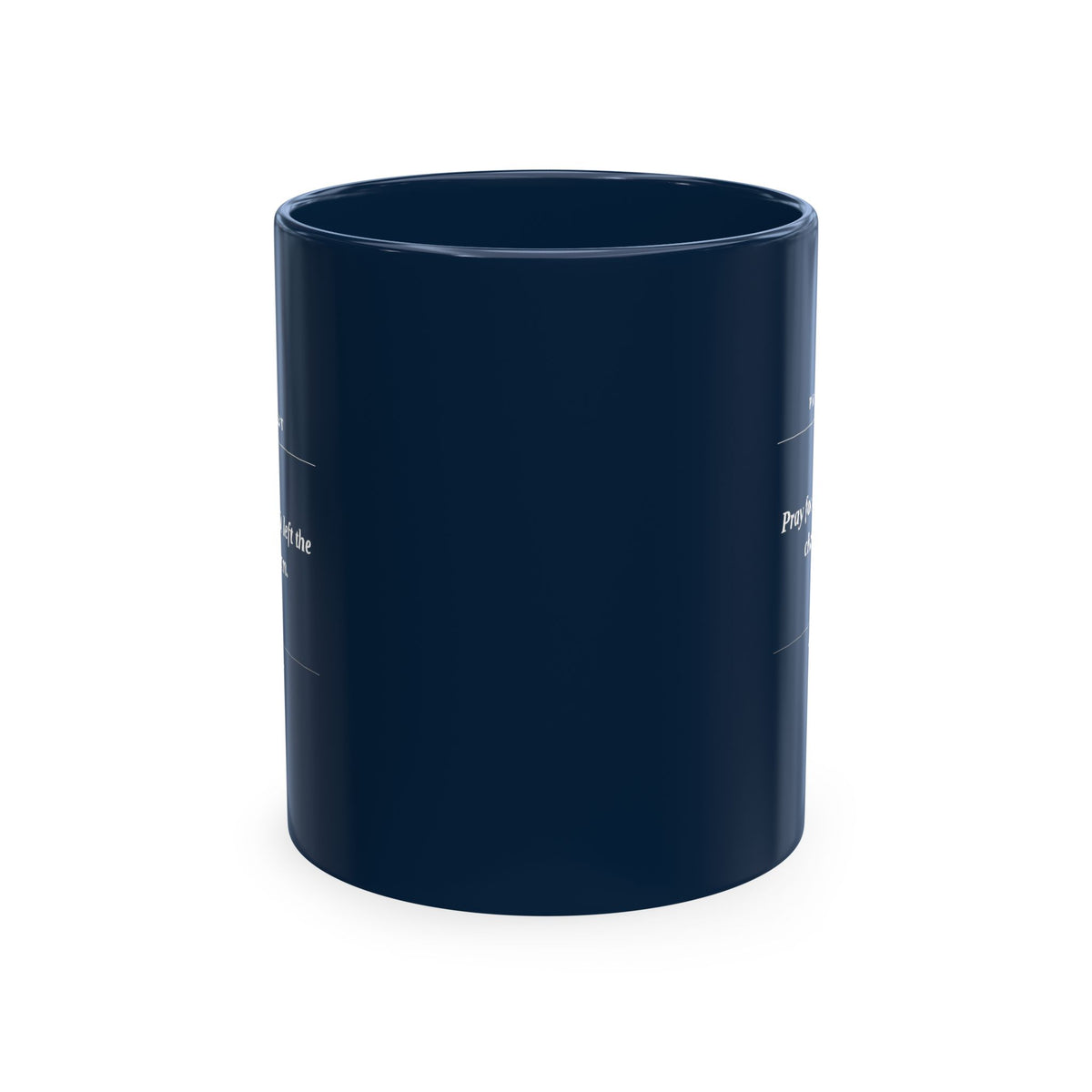 Prayer Request Ceramic Mug — 'Pray for My Peace' Inspirational Religious Coffee Cup