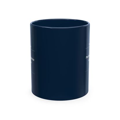 Prayer Request Ceramic Mug — 'Pray for My Peace' Inspirational Religious Coffee Cup