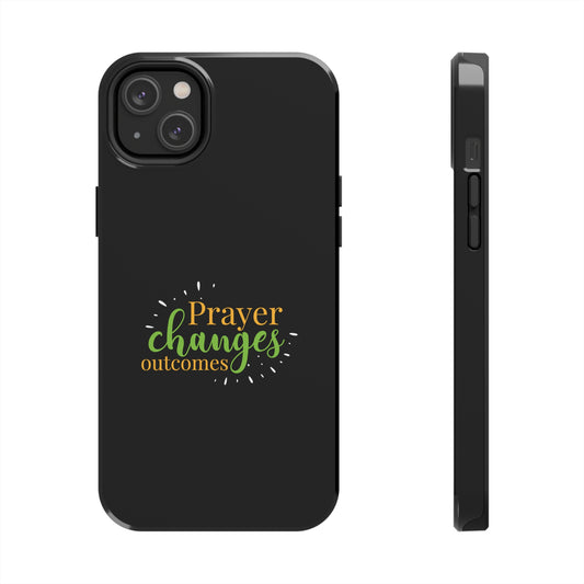Prayer Changes Outcomes Tough Phone Cases, Case-Mate
