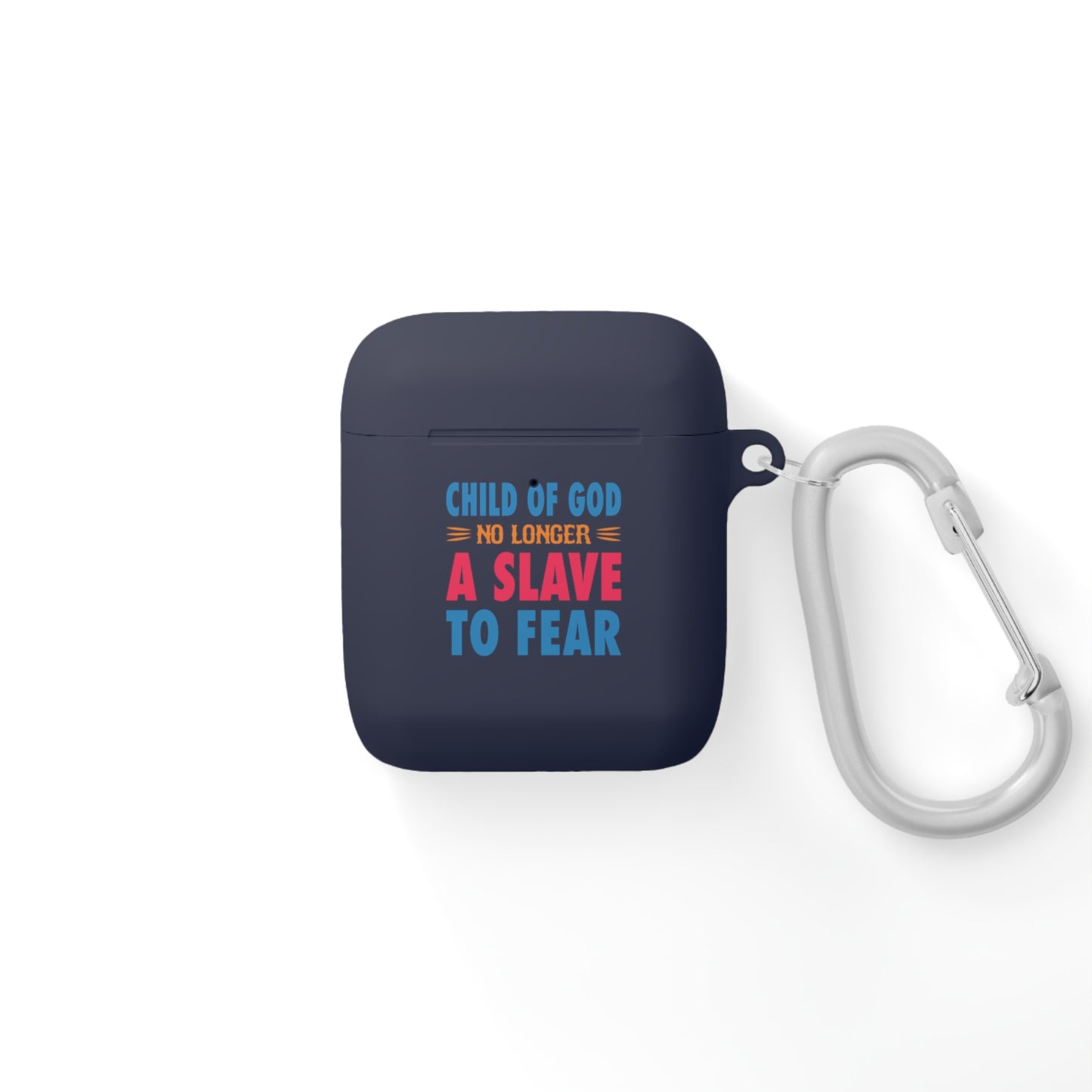 Child Of God No Longer A Slave To Fear Christian Airpod / Airpods Pro Case cover Printify