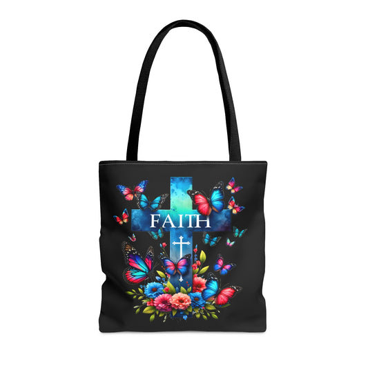 Faith Christian Tote Bag Printify