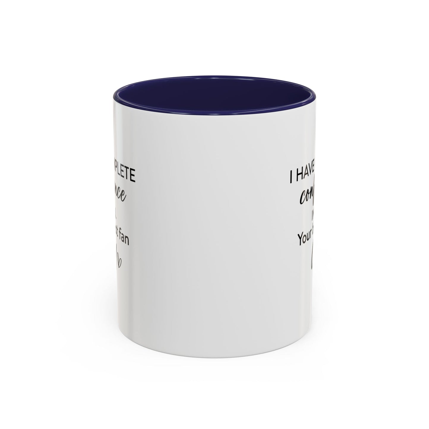 Christian Ceramic Mug- Godfidence Accent Coffee Mug (11, 15oz)