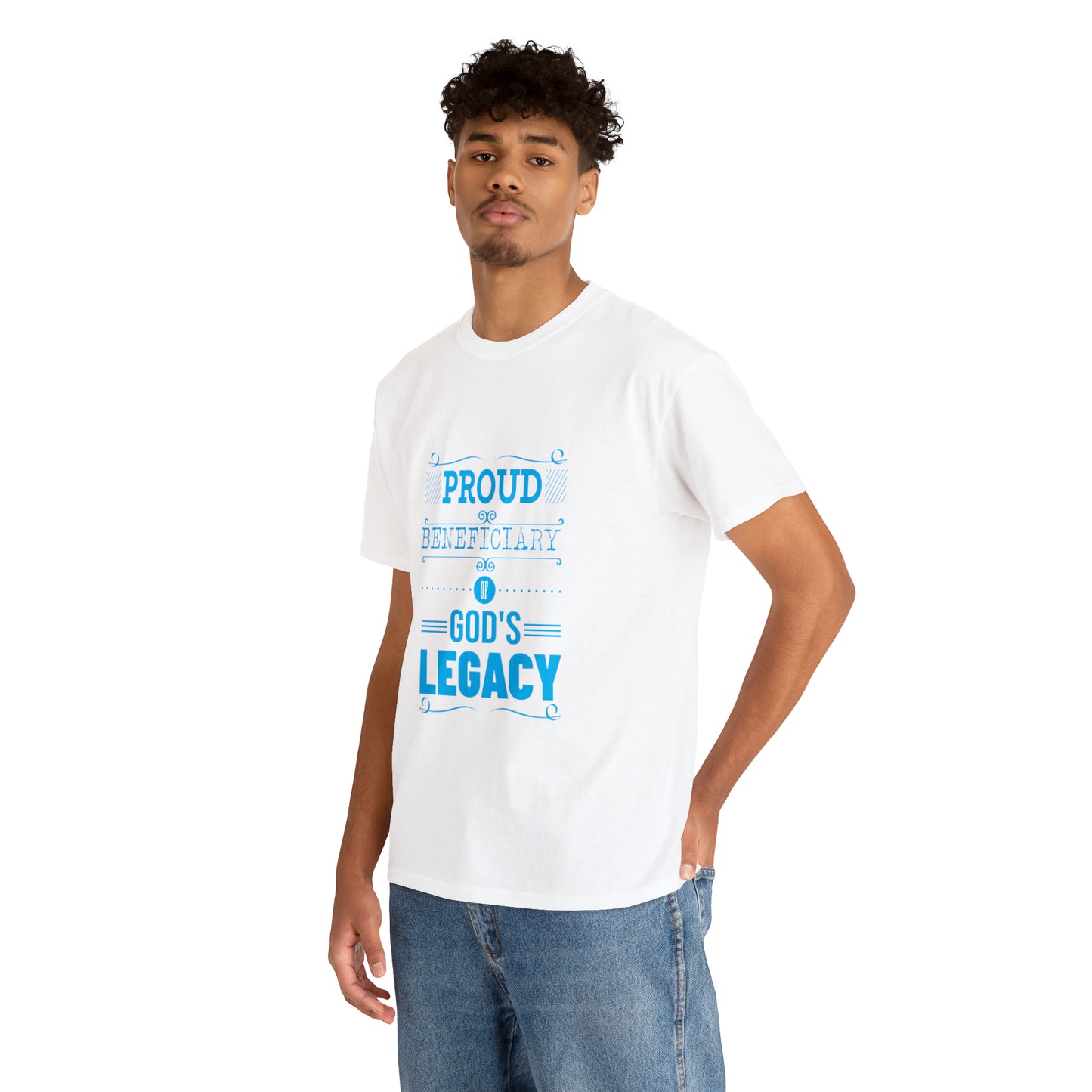 Proud Beneficiary Of God's Legacy Unisex Heavy Cotton Tee