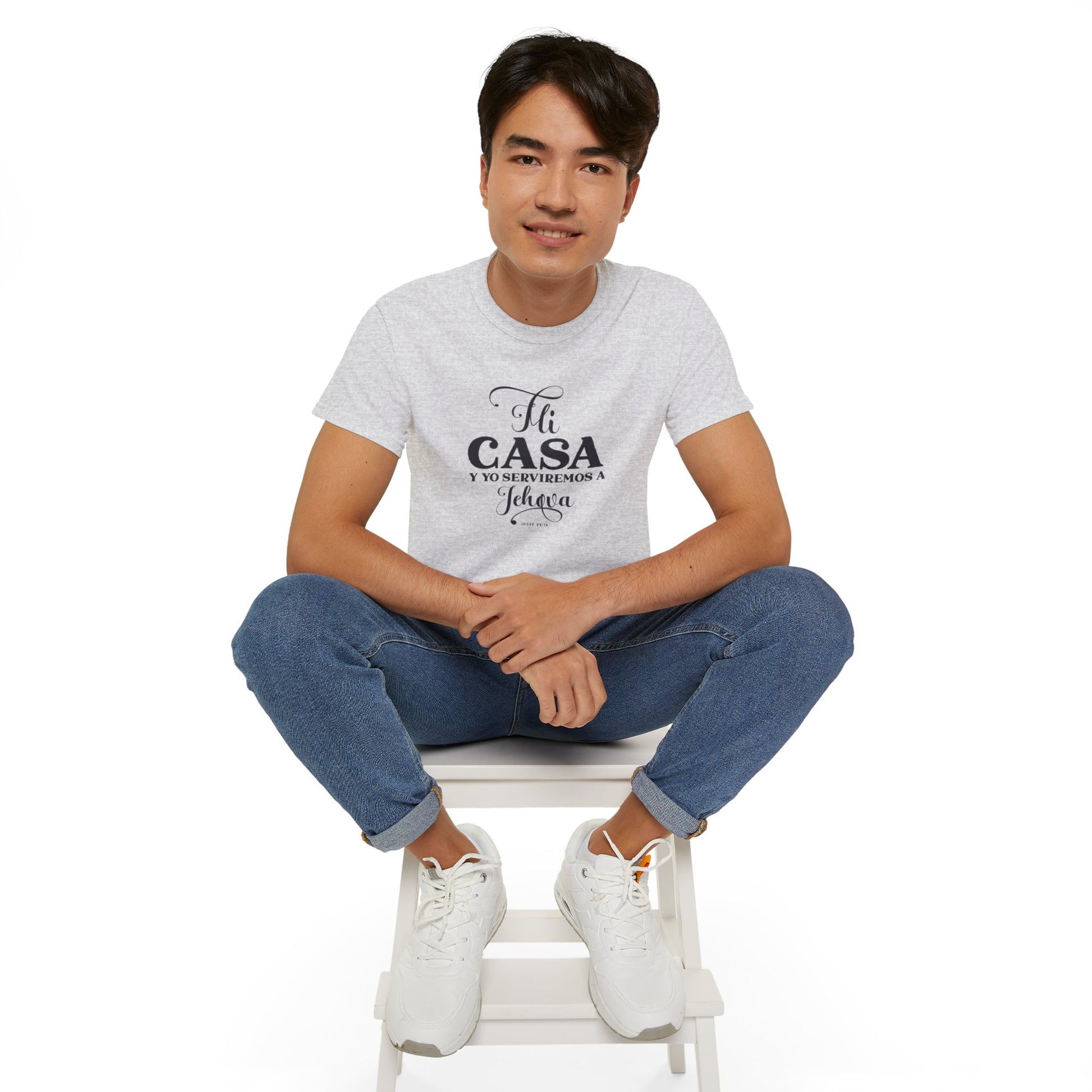 MI CASA Y  YO SERVIREMOS A JEHOVA Christian Spanish Unisex T-shirt Printify