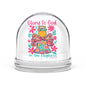 Christian Snow Globe, Religious Home Decor, Inspirational Gift, Christmas Decoration, Glory To Him - ClaimedbyGodDesigns