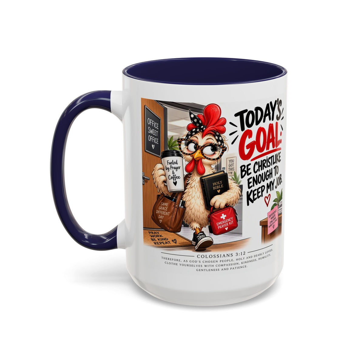 Today's Goal Christian Coffee Mug – Be Christlike Inspirational Bible Verse Mug
