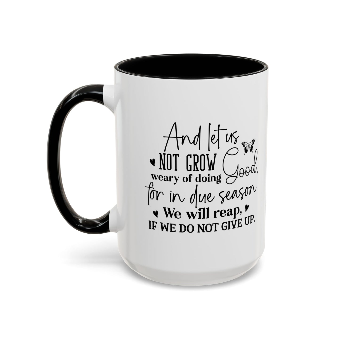 Christian Ceramic Mug - Due Season Accent Coffee Mug (11, 15oz)