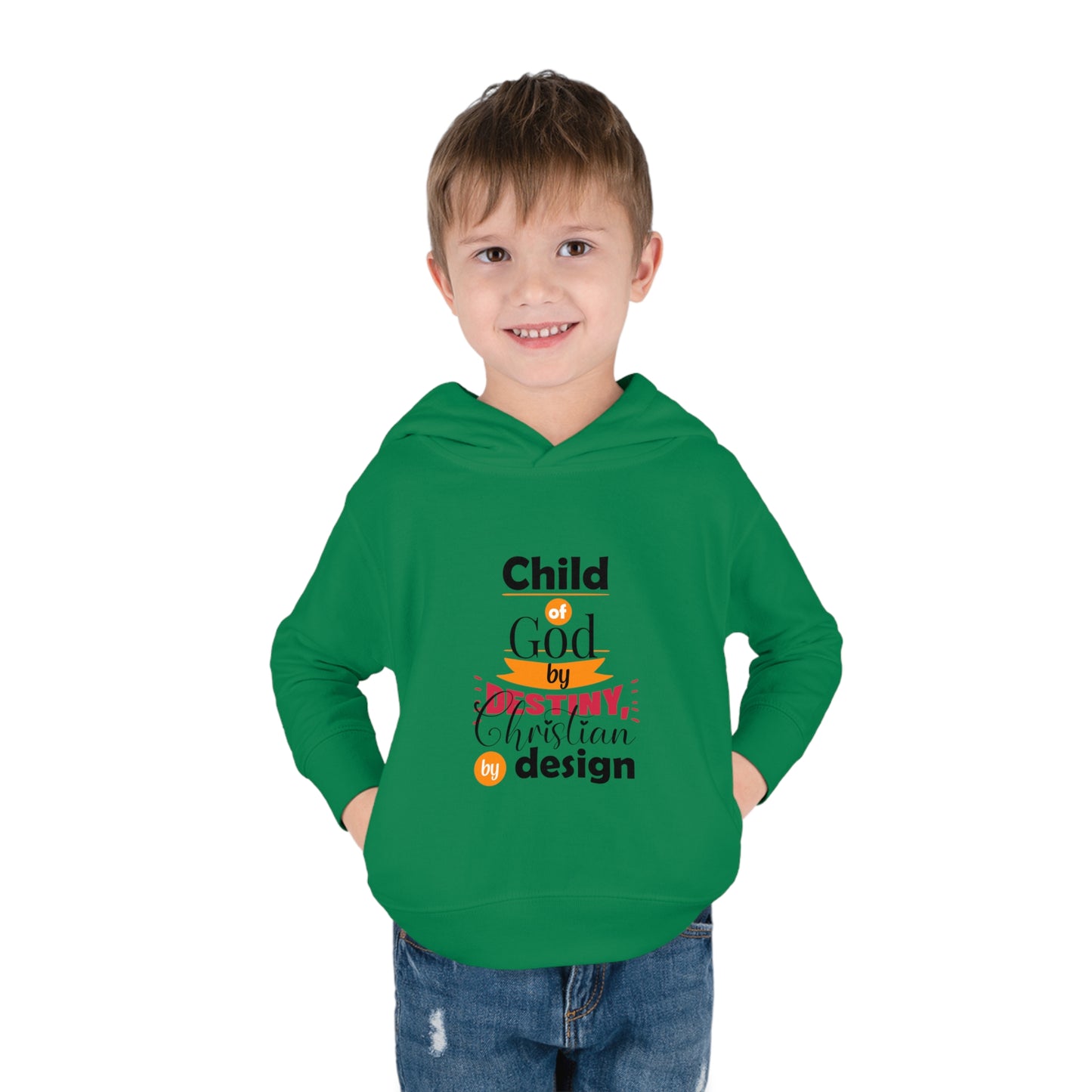 Child Of God By Destiny Christian By Design Toddler Christian Pullover Fleece Hoodie Printify