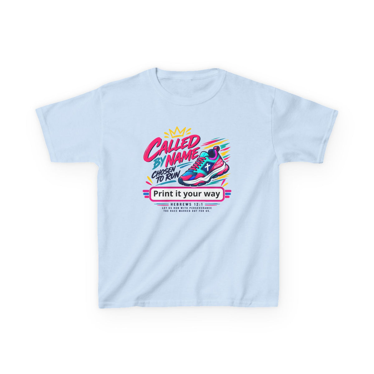 Personalized Called by Name youth Christian graphic t-shirt
