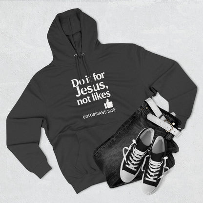Christian Unisex Fleece Hooded Sweatshirt, Inspirational Hoodie, Do It for Him Pullover, Religious Gift, Cozy Faith Apparel - ClaimedbyGodDesigns