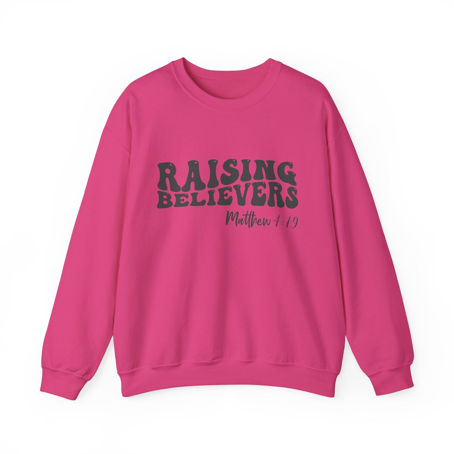 Raising Believers  Unisex Heavy Blend™ Crewneck Christian Sweatshirt