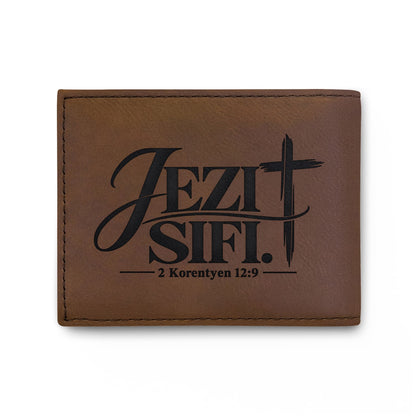 Jezi Sifi. Kreyòl Christian RFID wallet, view 14