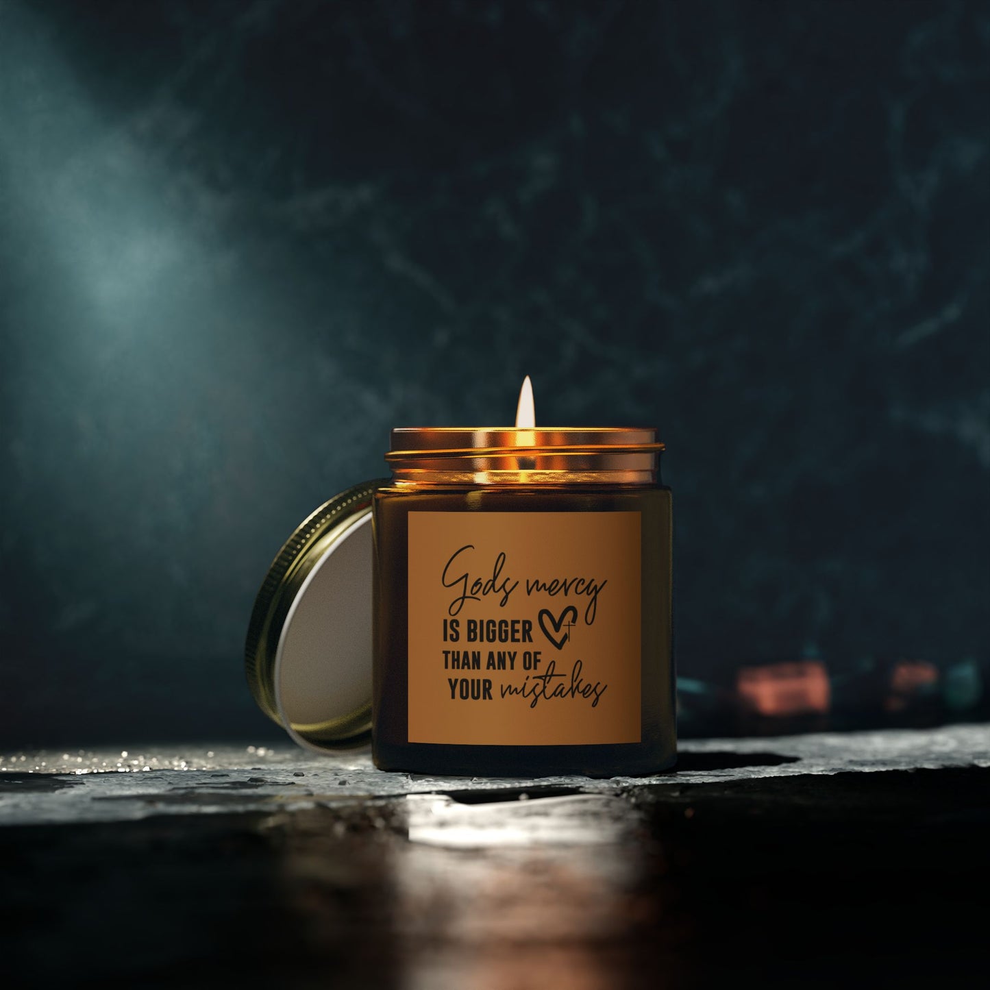 God's Mercy Is Bigger Than Any Of Your Mistakes Christian Scented Candle (4oz, 9oz)