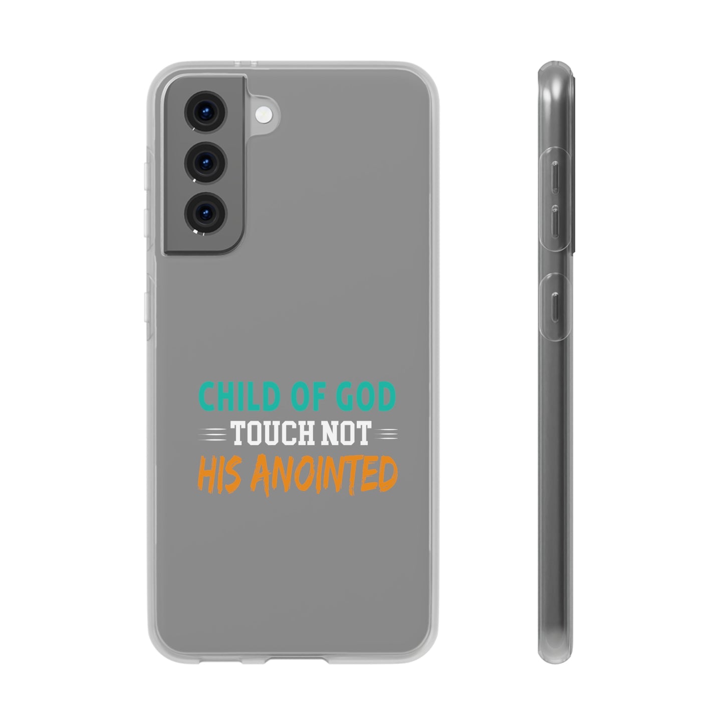 Child Of God Touch Not His Anointed Christian Flexi Phone Case Printify