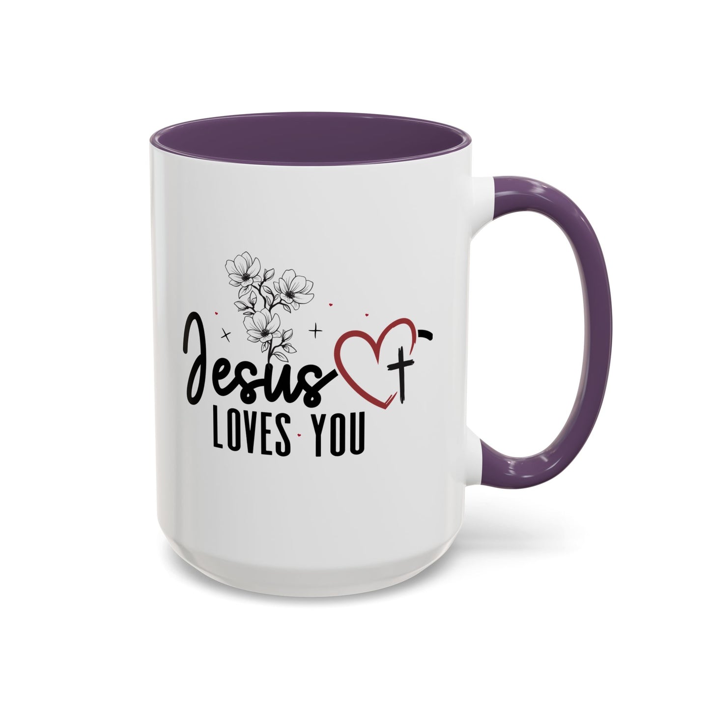 Inspirational He Loves You Coffee Mug - 11oz & 15oz
