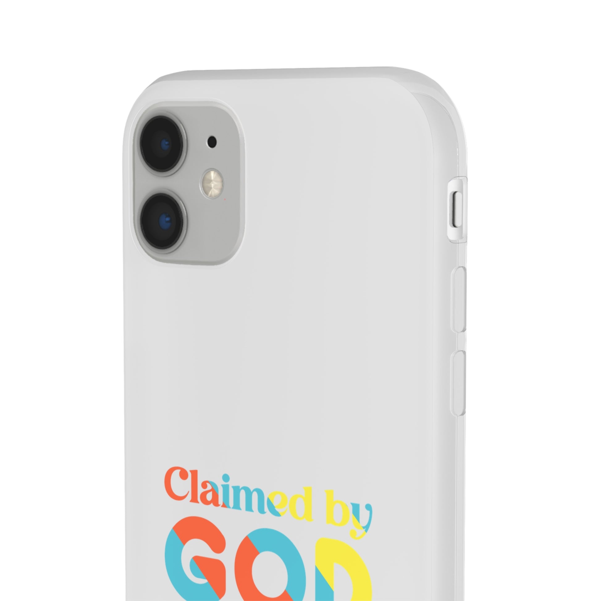 Claimed By God Purpose Over Pain Christian Flexi Phone Case Printify