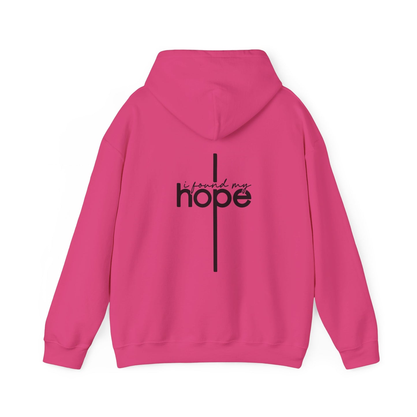 Jesus I Found My Hope  Unisex Christian Hooded Pullover Sweatshirt