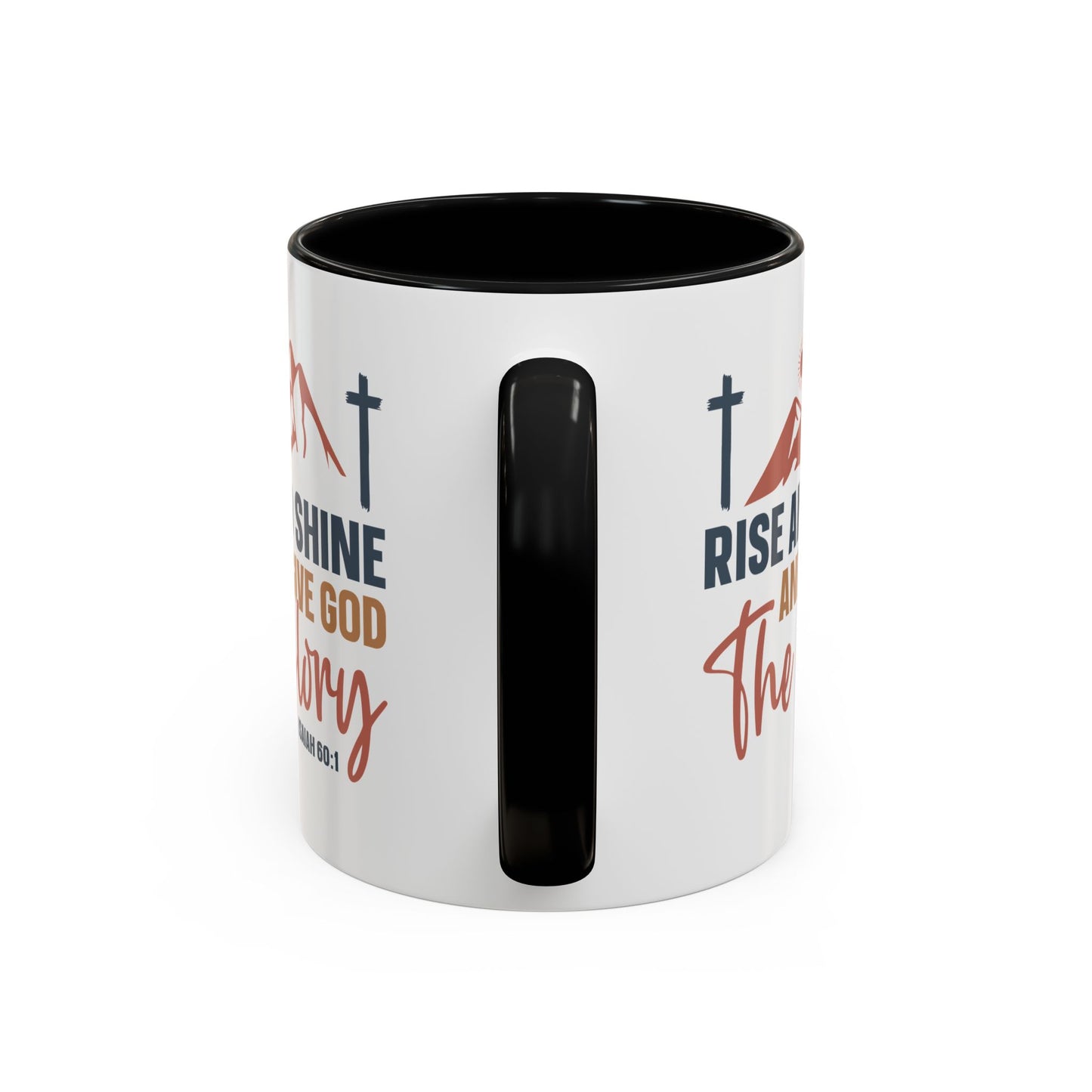 Christian Ceramic Mug - Give Him The Glory Accent Coffee Mug (11, 15oz)