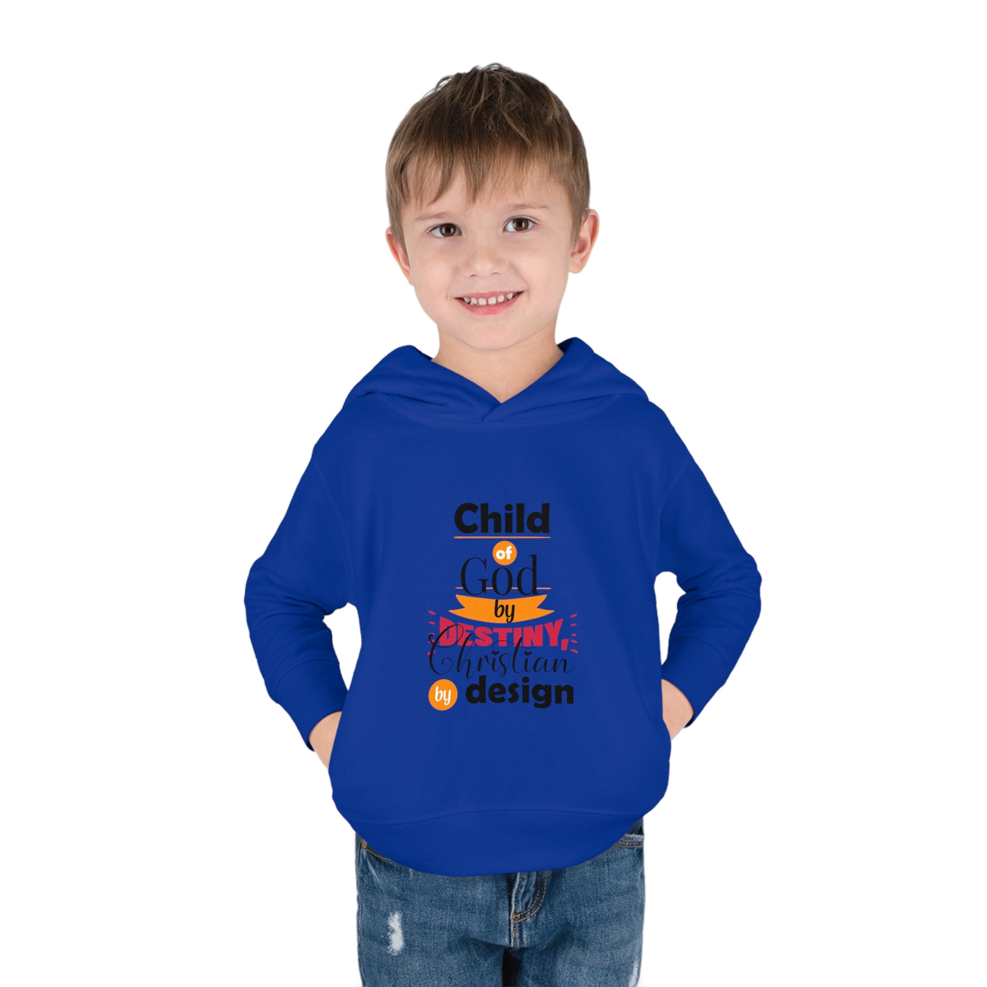 Child Of God By Destiny Christian By Design Toddler Christian Pullover Fleece Hoodie Printify