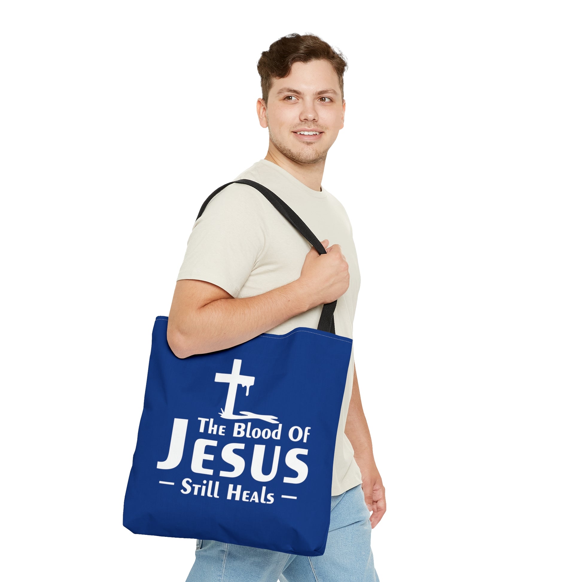 The Blood Of Jesus Still Heals Christian Tote Bag Printify