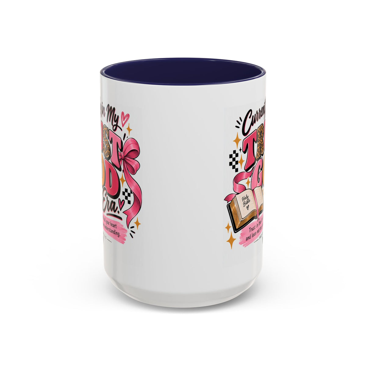 Currently in My Trust God Era Coffee Mug