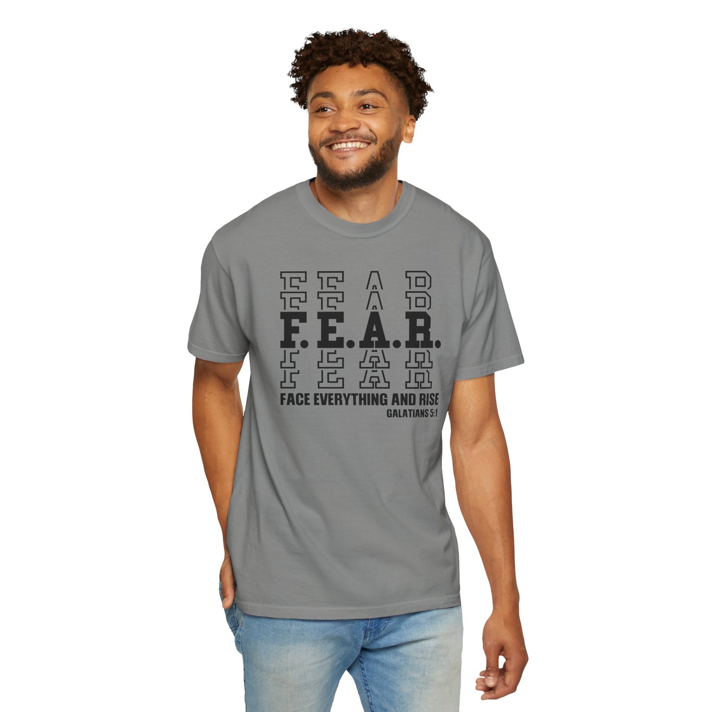 FEAR Face Everything And Rise Unisex Christian T-shirt