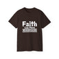 Faith Can Move Mountains Unisex Christian Ultra Cotton Tee Printify