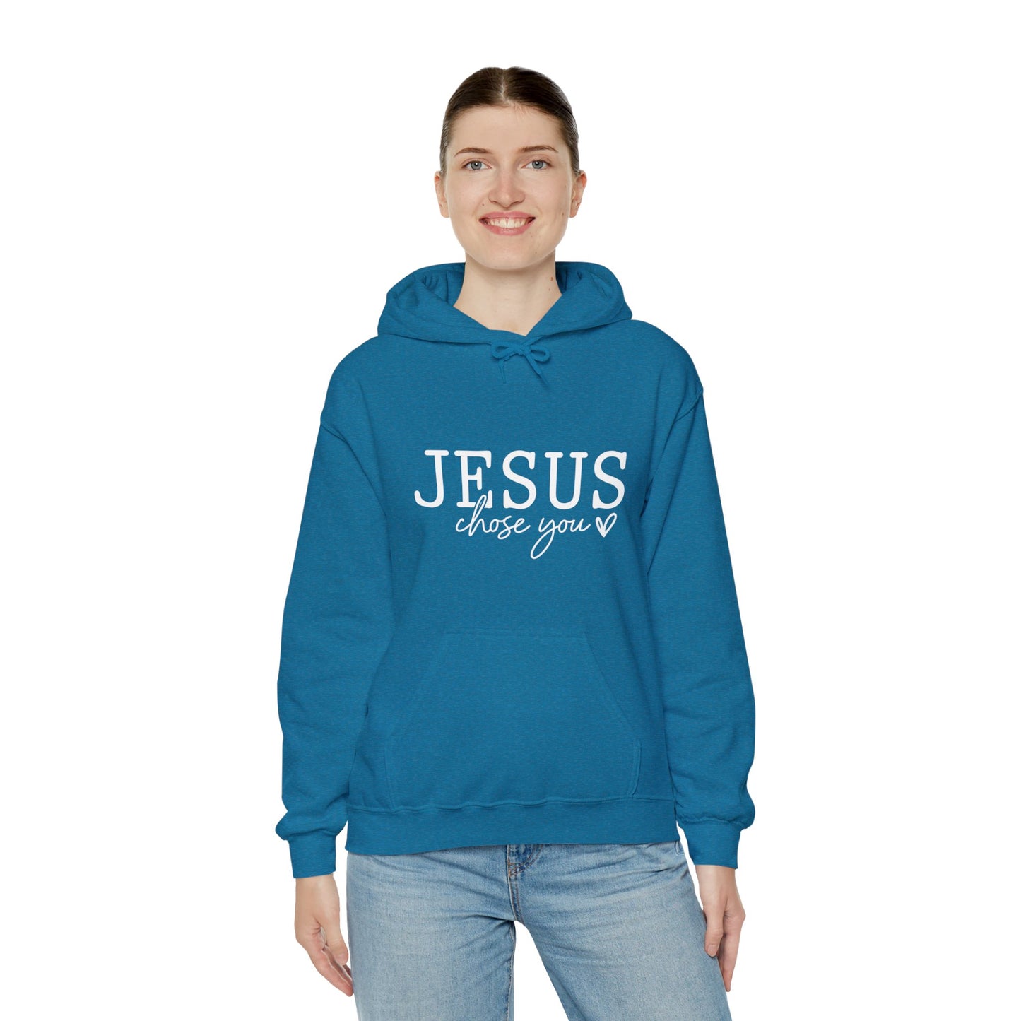 Jesus Chose You (2) Unisex Christian Pullover Hooded Sweatshirt