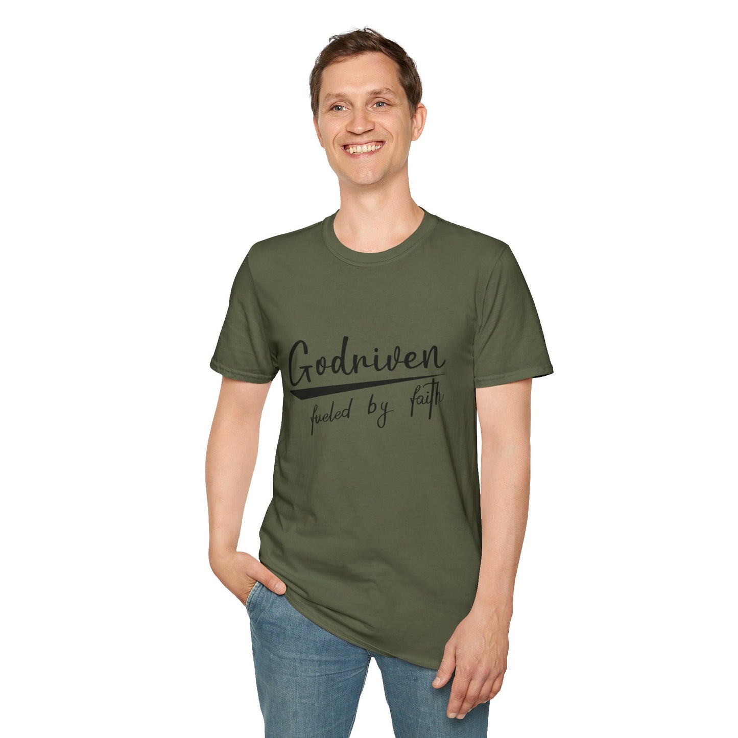 Godriven Fueled By Faith Unisex Christian T-shirt