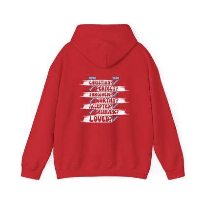 His Child Checklist Unisex Christian Hooded Pullover Sweatshirt