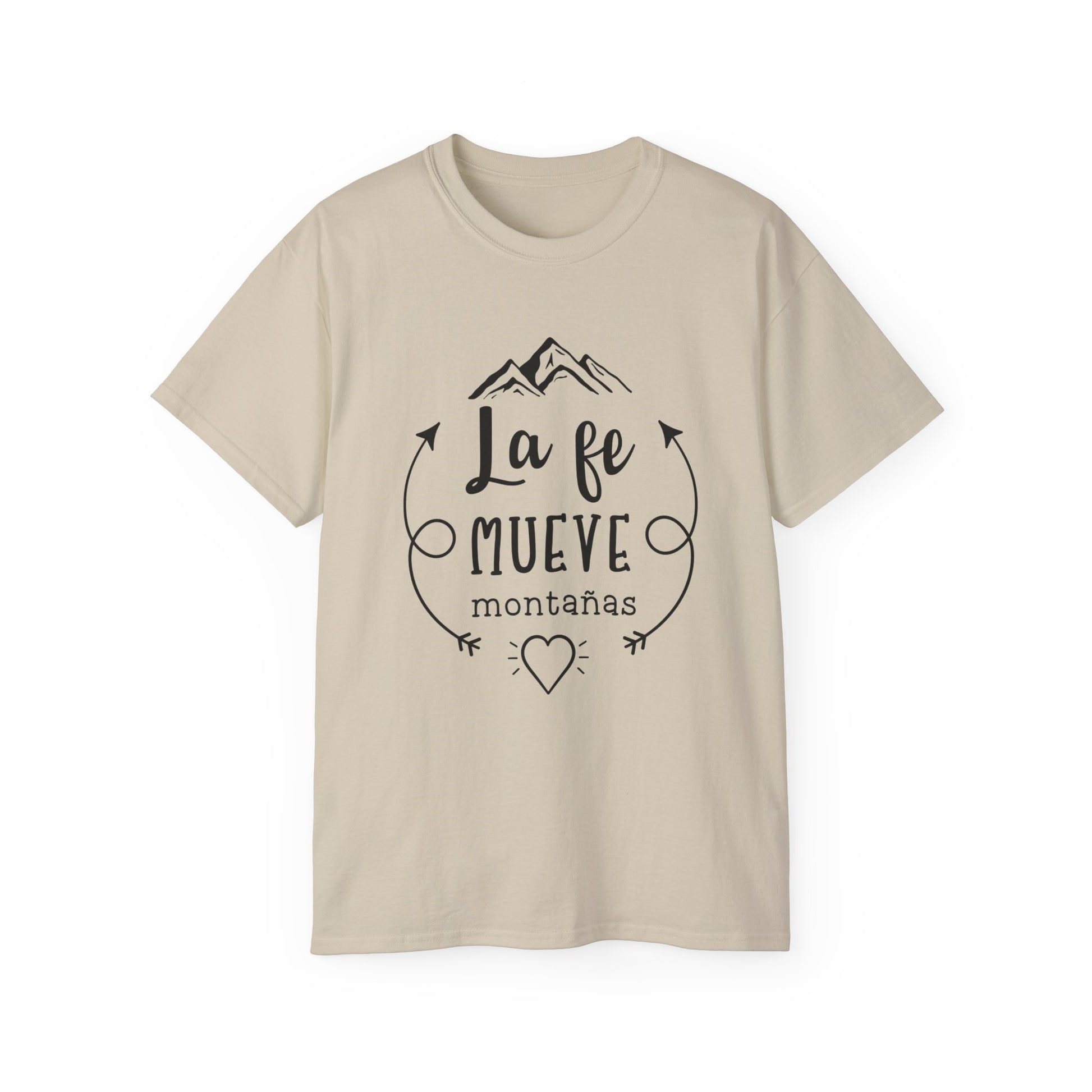 LA FE MUEVA MONTANAS Christian Spanish Unisex T-shirt Printify