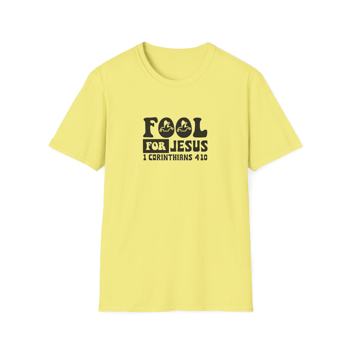 Fool For Jesus Funny Unisex Christian T-shirt