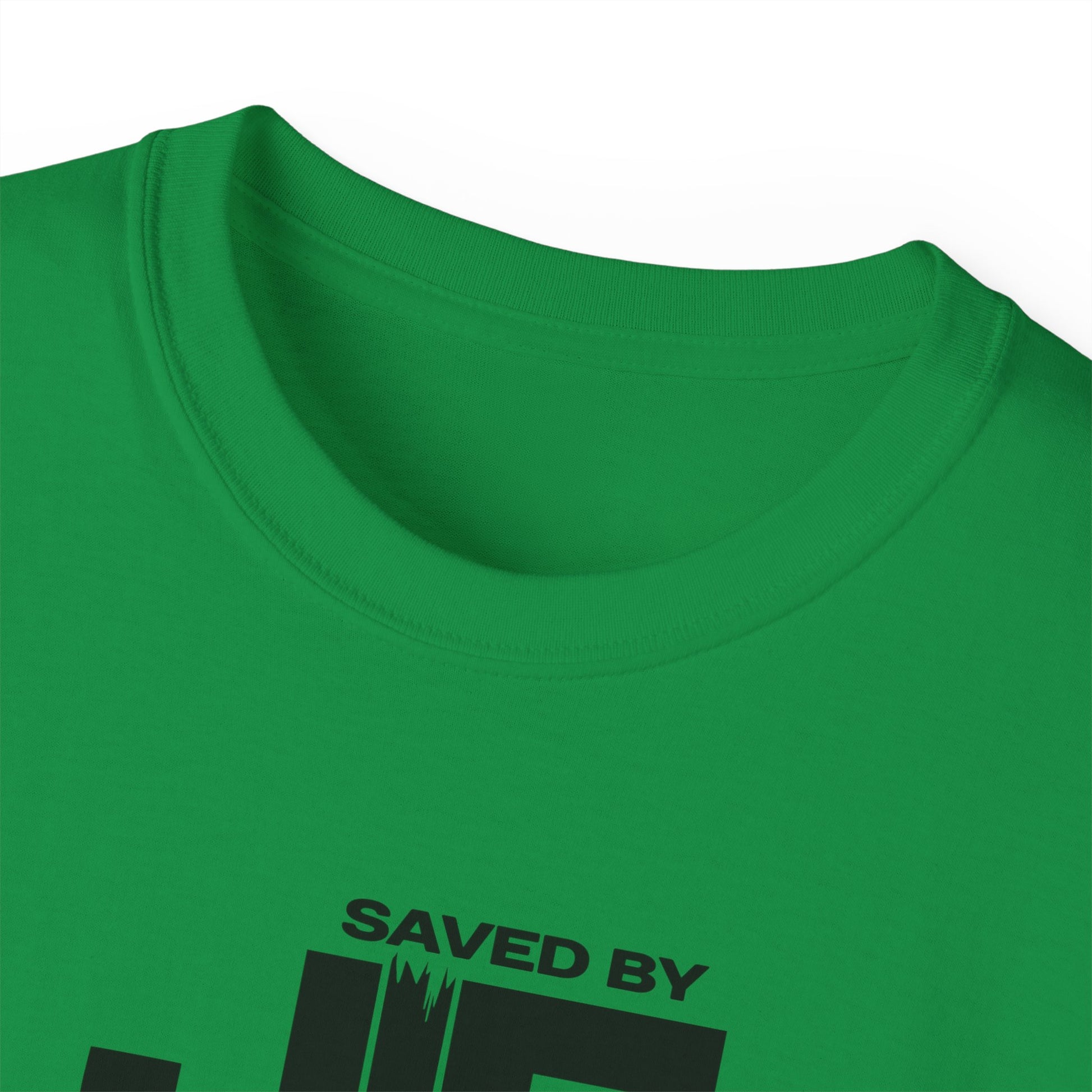 SAVED BY JESUS Unisex Christian Ultra Cotton Tee Printify