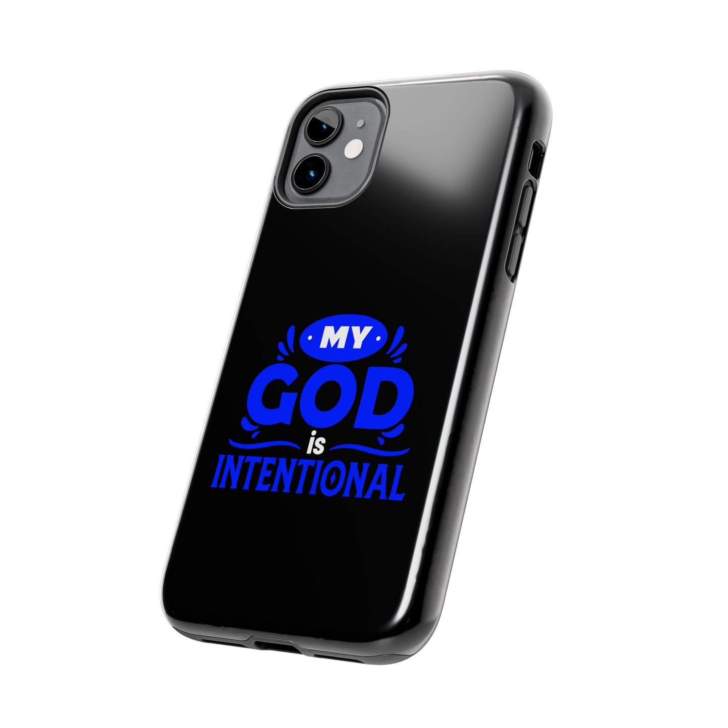 My God Is Intentional Tough Phone Cases, Case-Mate