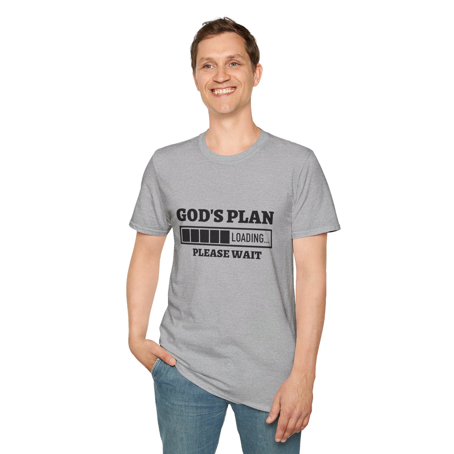 God's Plan Loading Unisex Christian T-shirt