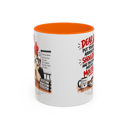 Christian Coffee Mug — "Dear Lord, Put Your Arm Around My Shoulder" Inspirational Ceramic Mug