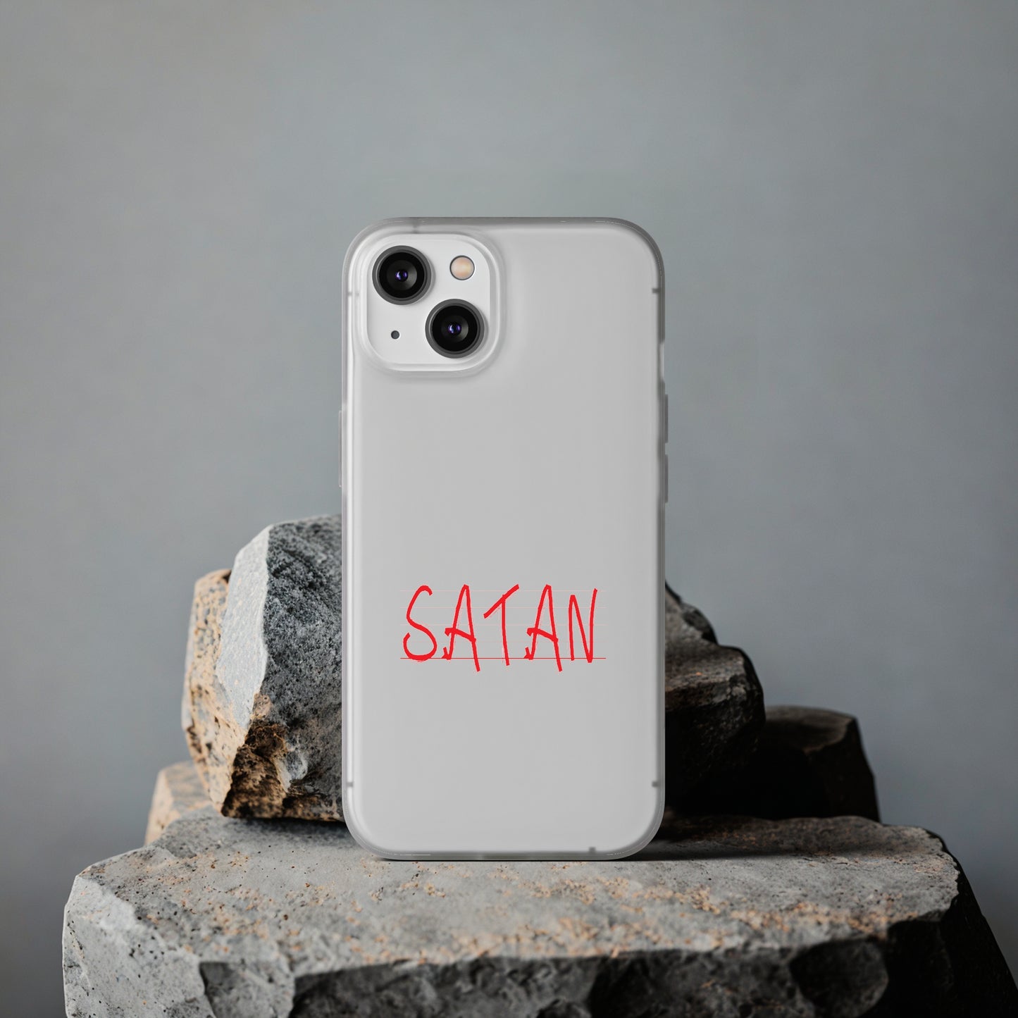 Not Today Satan Not Tomorrow Either Christian Flexi Phone Case Printify