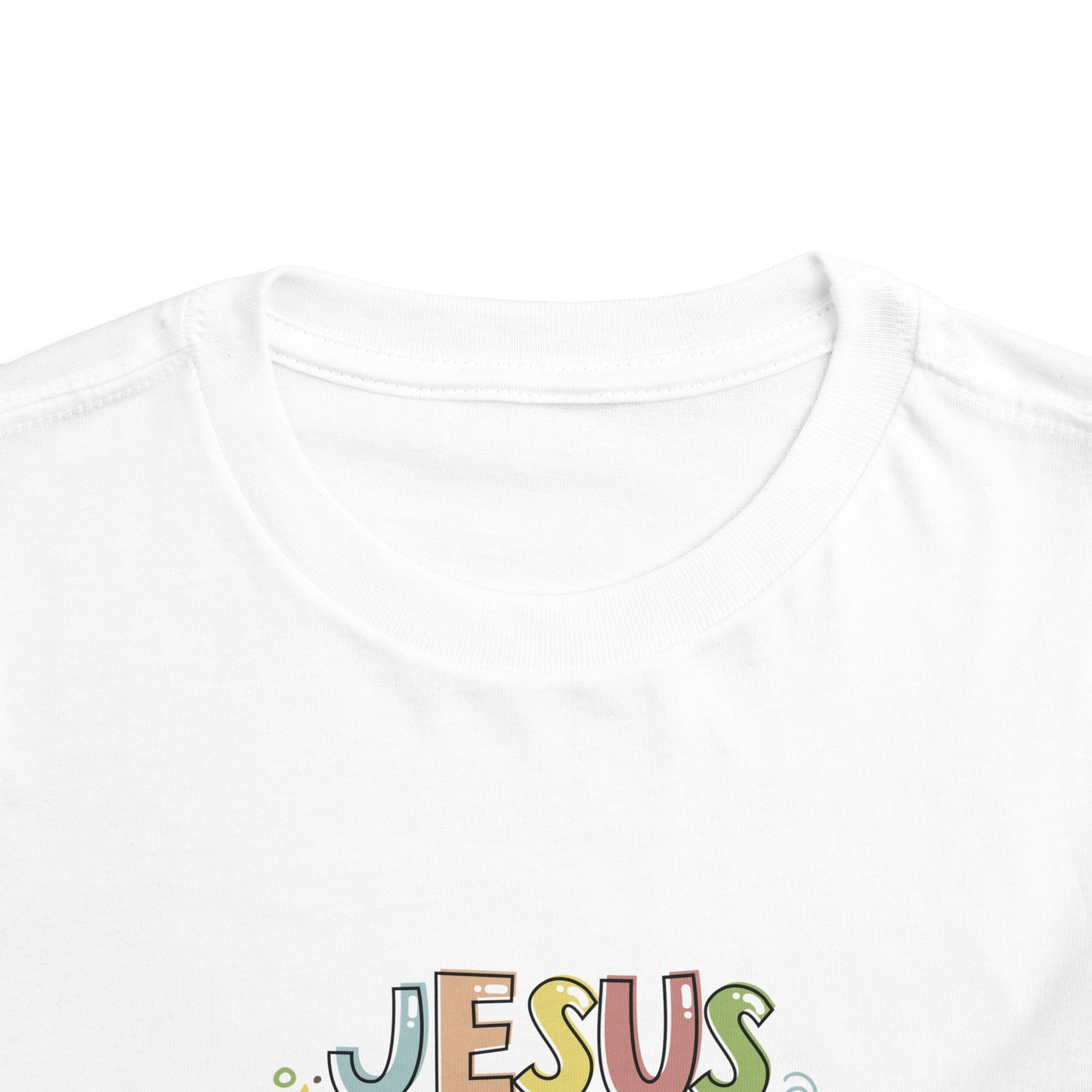 Jesus Loves Me Beary Much Christian Toddler T-Shirt