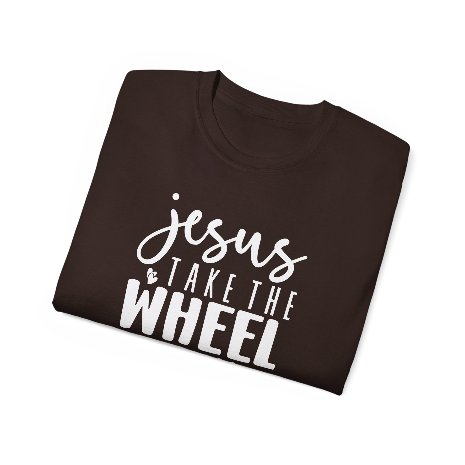 Jesus Take The Wheel Funny Unisex Christian Ultra Cotton Tee Printify