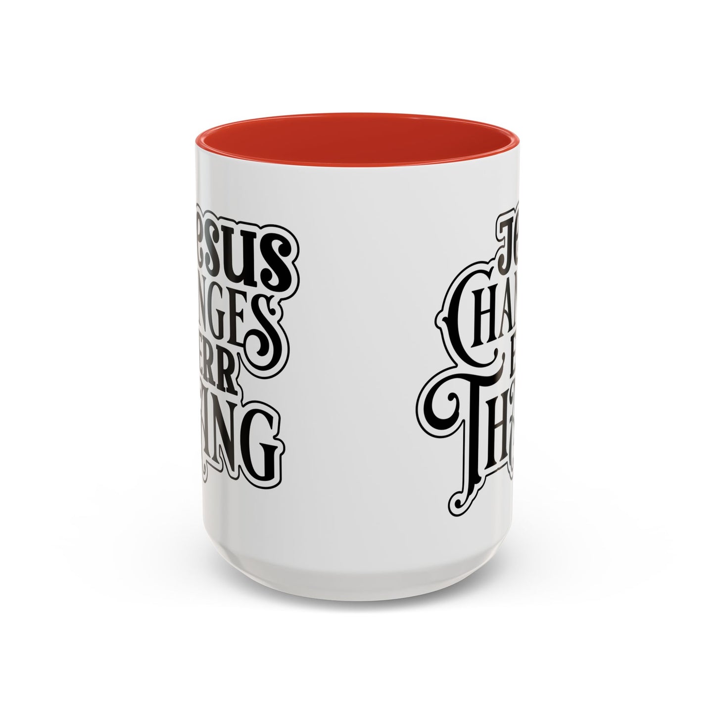 Inspirational Coffee Accent Mug - "He Changes Err Thang" - Perfect for Devotion and Gifts
