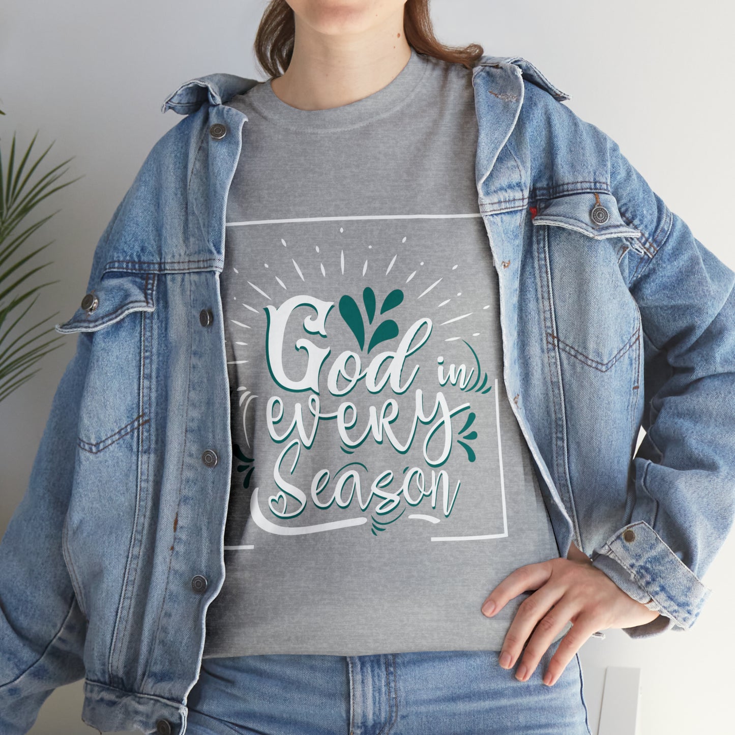 God In Every Season Unisex Heavy Cotton Tee