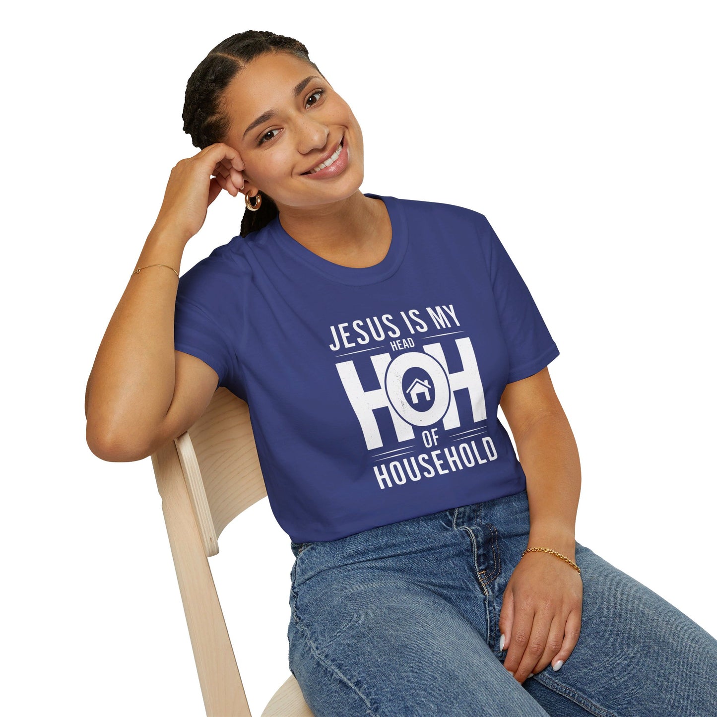 Jesus Is My Head Of Household HOH Christian Unisex T-shirt