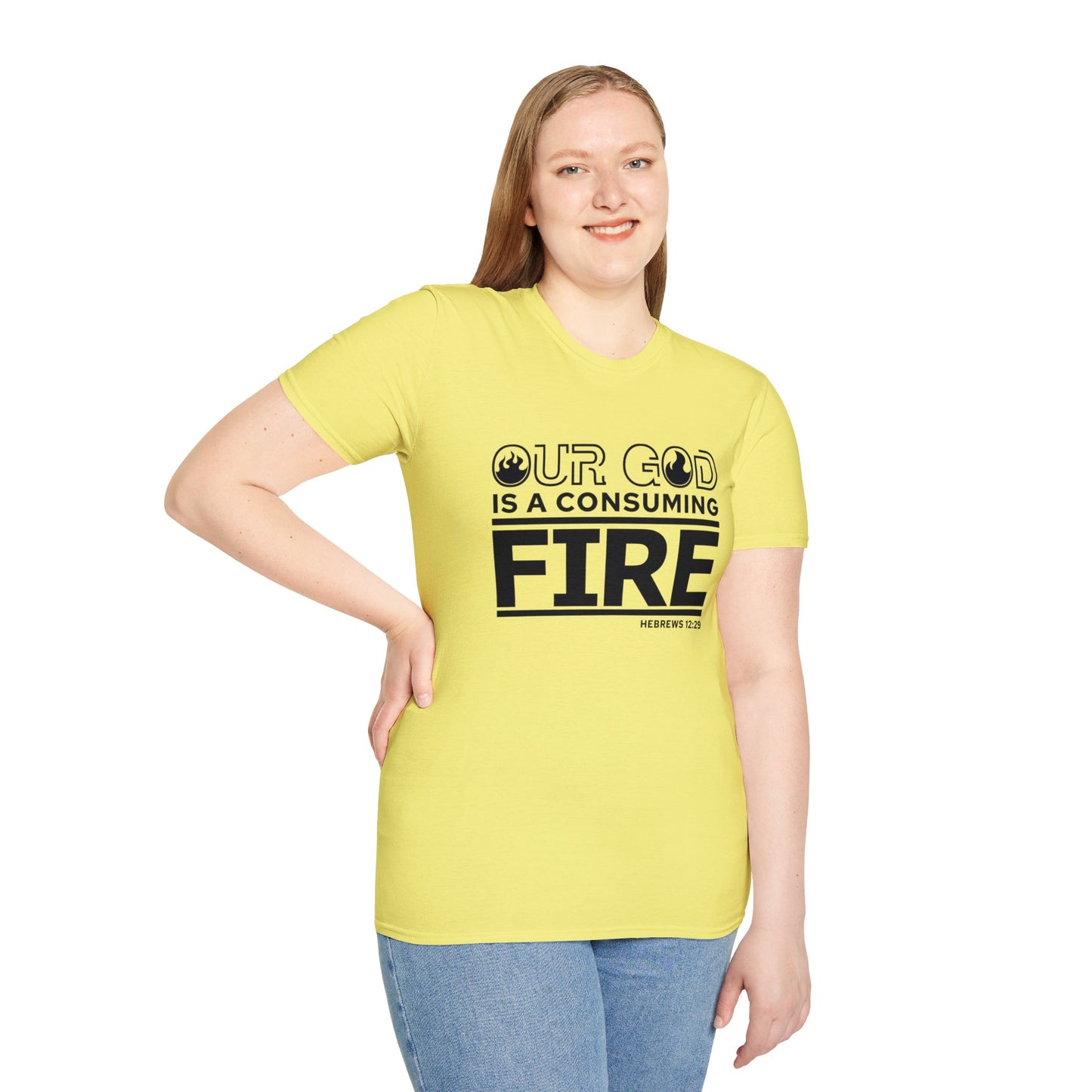 Our God Is A Consuming Fire Christian Unisex T-shirt